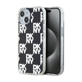 DKNY IML Checkered Mono Pattern - Case for iPhone 15 Plus / 14 Plus (Black)