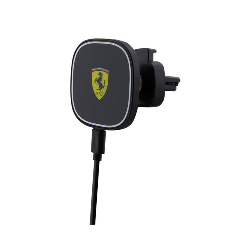 Ferrari MagSafe Collection - Magnetic car mount with 15W wireless charging (black)