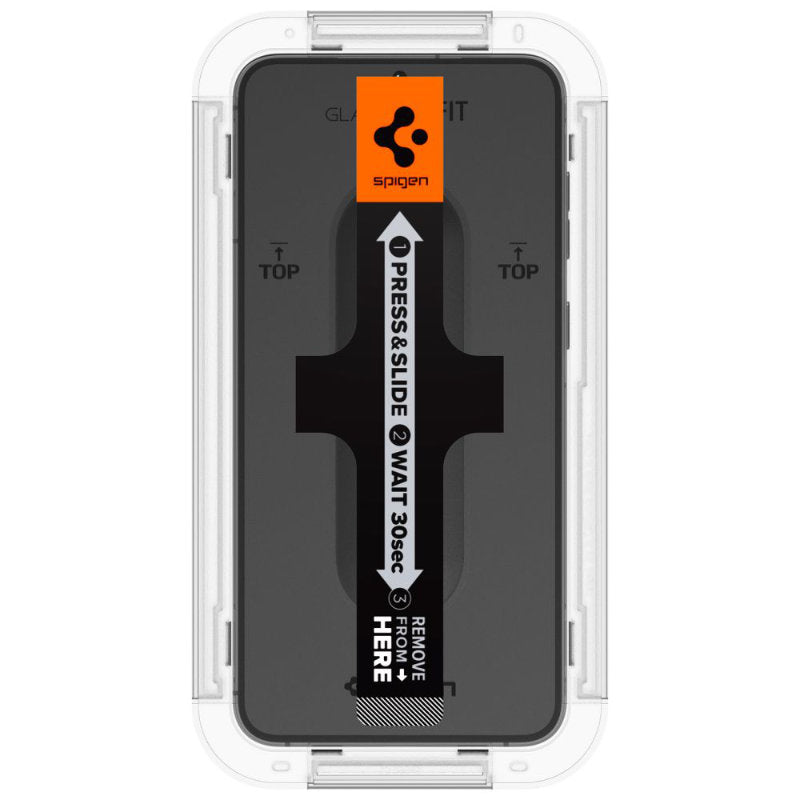 Spigen Glas.TR EZ Fit - Tempered glass for Samsung Galaxy S23 2-pack (Transparent) (2)