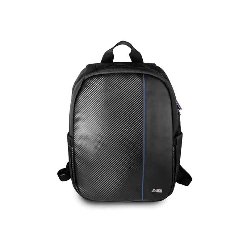 BMW Carbon Navy Stripe - 16" laptop backpack (black)