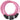 Dunlop - Combination bike lock (pink)
