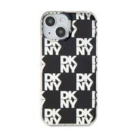 DKNY IML Checkered Mono Pattern - Case for iPhone 15 Plus / 14 Plus (Black) (3)
