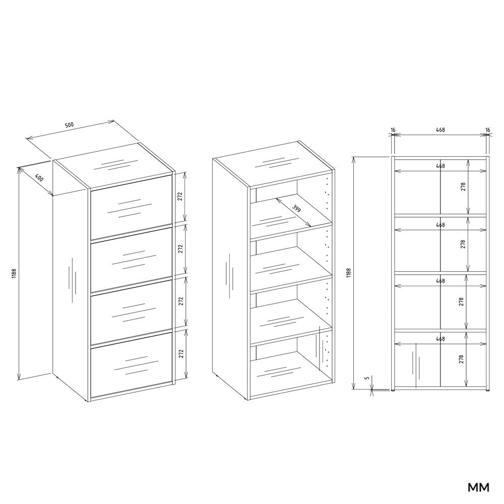 Kommode ALMA EICHE ARTISAN – Produktabbildung 6