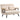 Sofa bed, 2-seater velvet sofa, sleeper function, incl. 2 cushions, velvet look, nature + beige + black