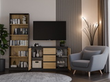 Kommode Malwa 2D3S ANTHRAZIT EICHE ARTISAN – Produktabbildung 3