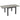 Garden table outdoor table, weather-resistant, 162 x 80 x 75 cm, grey