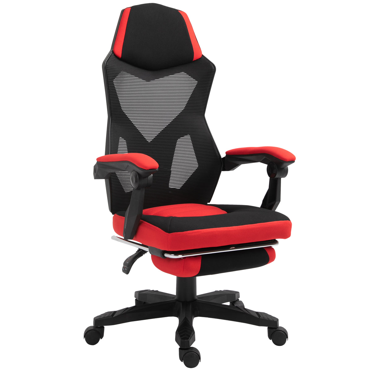 Ergonomic office chair, gaming chair, swivel chair with footrest, PC chair, executive chair, height-adjustable