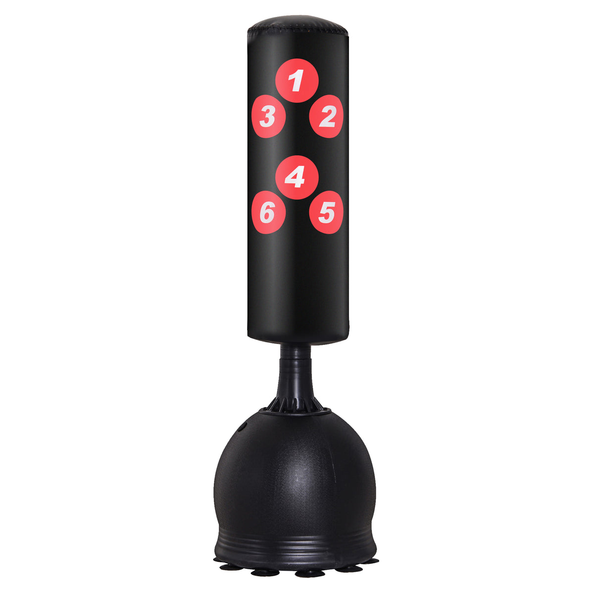 Standing Punching Bag 165cm Adult Freestanding Heavy Duty Punching Bag with Suction Cup Base Boxing Partner