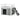 Dog house, roof terrace, stairs, window, raised base, natural wood, light grey, 121 x 77 x 78cm