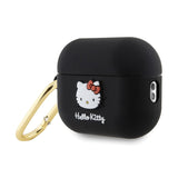 Hello Kitty Silicone 3D Kitty Head - case for AirPods Pro 2 (black) (3)