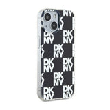 DKNY IML Checkered Mono Pattern - Case for iPhone 15 Plus / 14 Plus (Black) (4)
