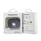 Hello Kitty Silicone 3D Kitty Head - case for AirPods Pro 2 (black) (4)