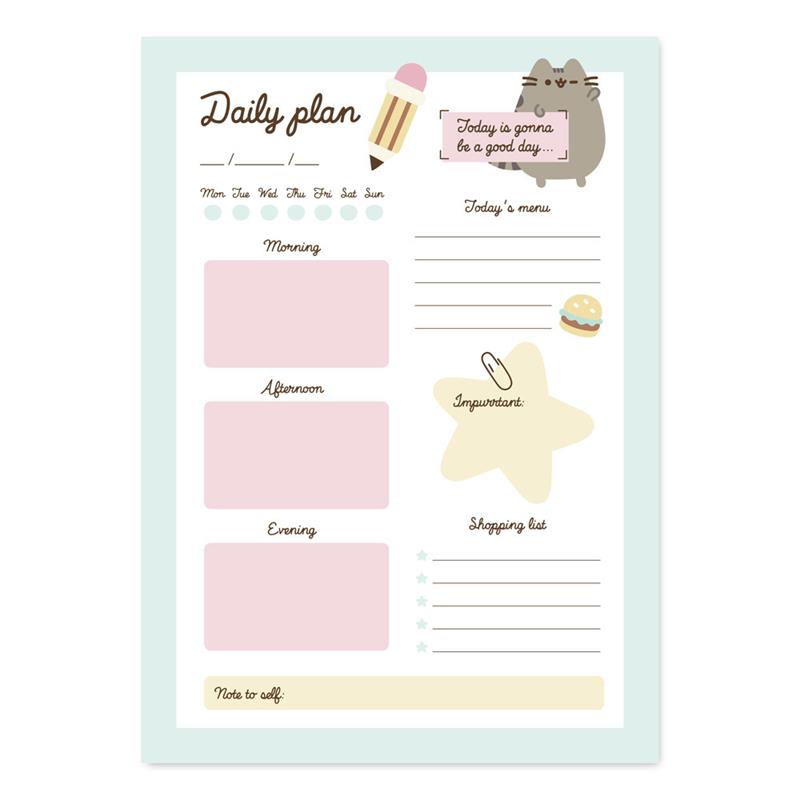 Pusheen - Foodie collection daily planner, 54 pages
