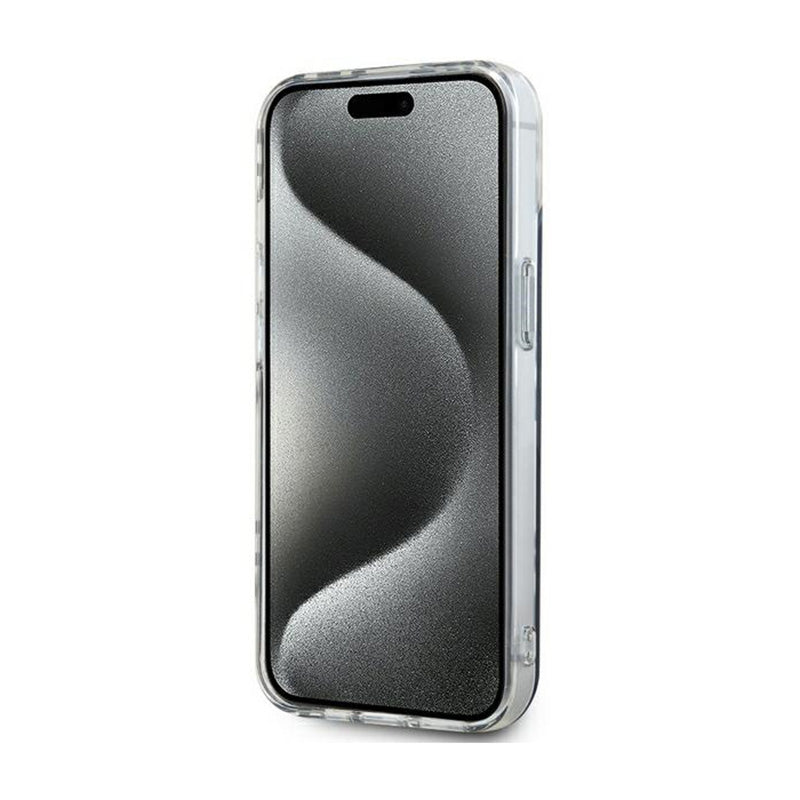 DKNY IML Checkered Mono Pattern - Case for iPhone 15 Plus / 14 Plus (Black) (5)