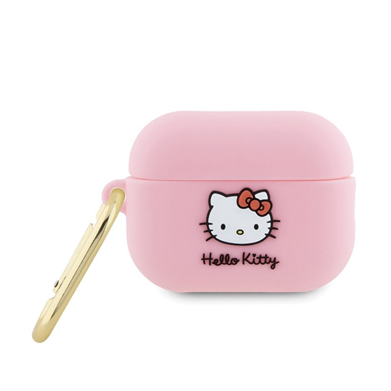 Hello Kitty Silicone 3D Kitty Head - case for AirPods Pro 2 (pink)
