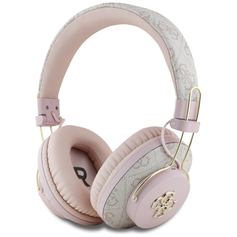 Guess Metal 4G Logo – Wireless Bluetooth ENC headphones (pink)