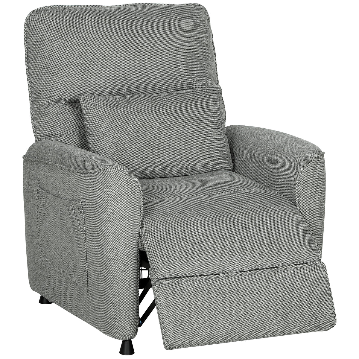 Electric Recliner TV Chair with Reclining Function, Heating, and Vibration Massage
