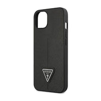 Guess Saffiano Triangle Logo Case - cover for iPhone 14 Plus (black) (6)