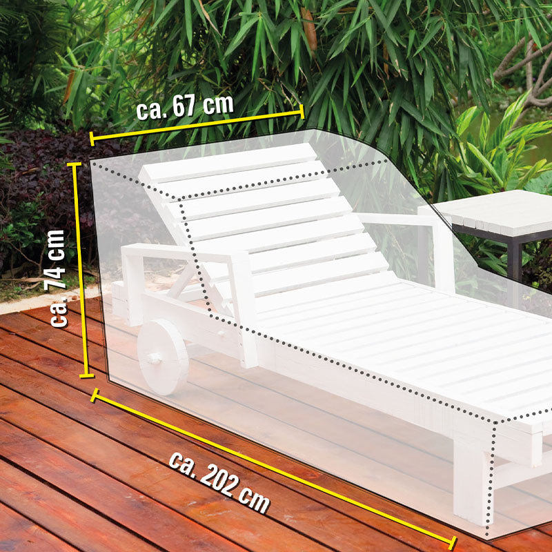 Kinzo - Garden lounger cover (green)