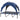 Dog bed, outdoor dog bed, weatherproof, elevated frame, 106 x 76 x 94 cm, dark blue