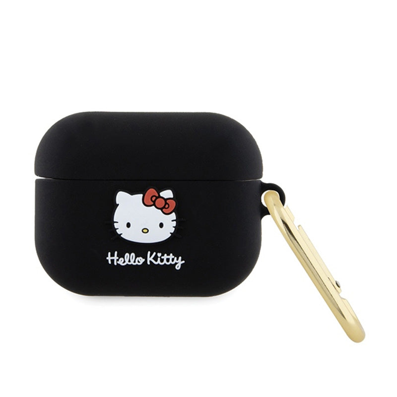 Hello Kitty Silicone 3D Kitty Head - case for AirPods Pro (black)