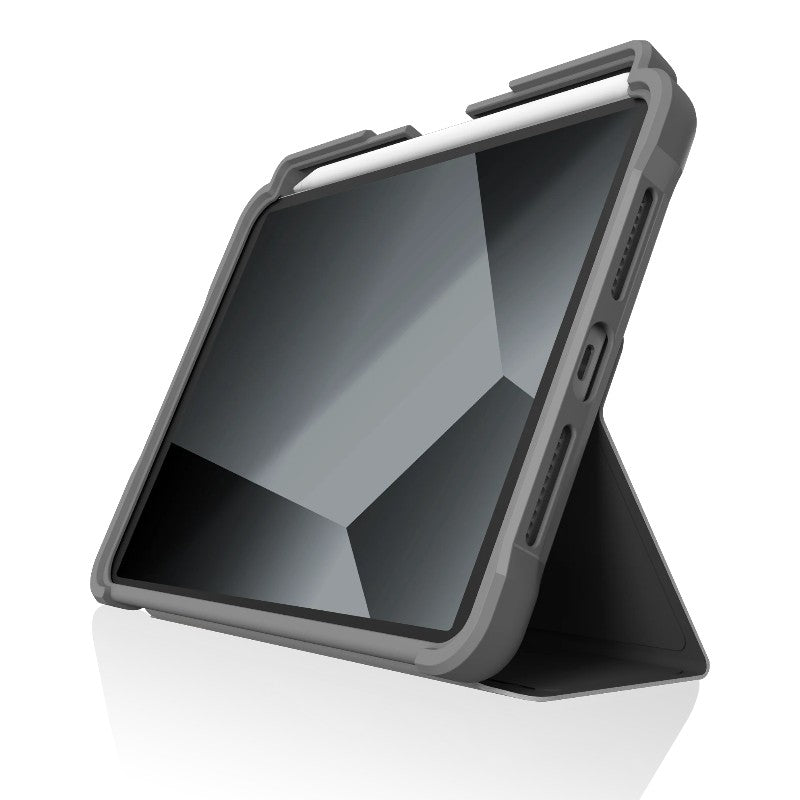 STM Dux Plus - Rugged Case for iPad mini 7 (2024) / mini 6 (2021) MIL-STD-810G with Apple Pencil Storage (Black)