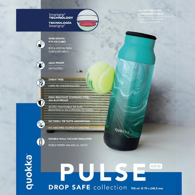 Quokka Pulse - Stainless Steel Thermos Drop Safe 700ml (Magnolia) (2)