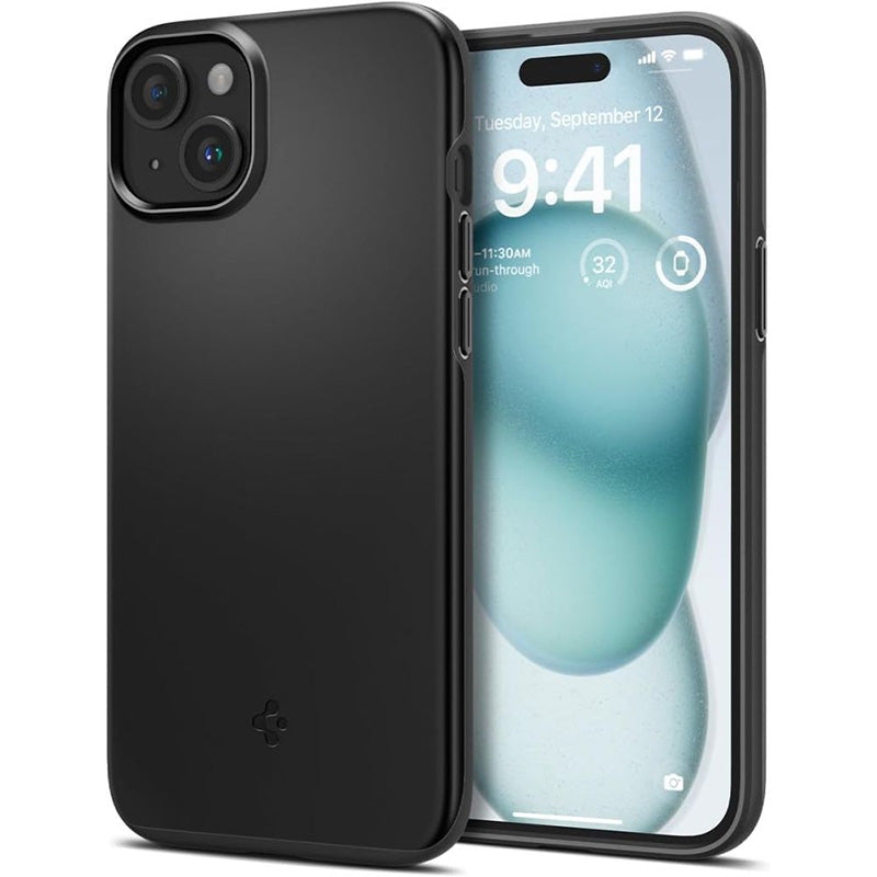 Spigen Thin Fit - case for iPhone 15 (black)