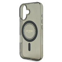 Guess IML Rhinestones MagSafe - Case for iPhone 16 Plus (Black) (6)