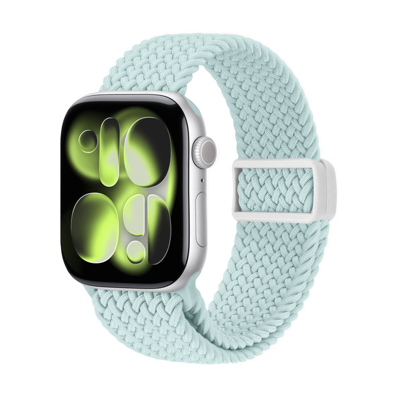 Crong Wave Band - Braided strap for Apple Watch 44/45/46/49 mm (mint blue)