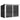 Wheelie bin storage for 2 bins, made of galvanized steel, trash bin enclosure with hinged lid, gas strut, double