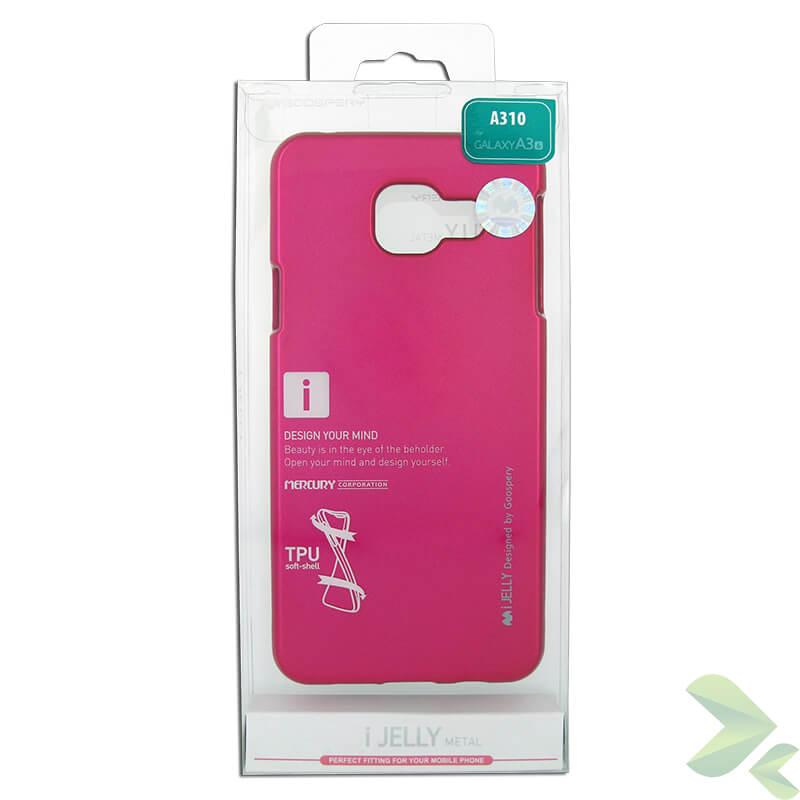 Mercury I-Jelly - Case for Samsung Galaxy A3 (2016) (pink)