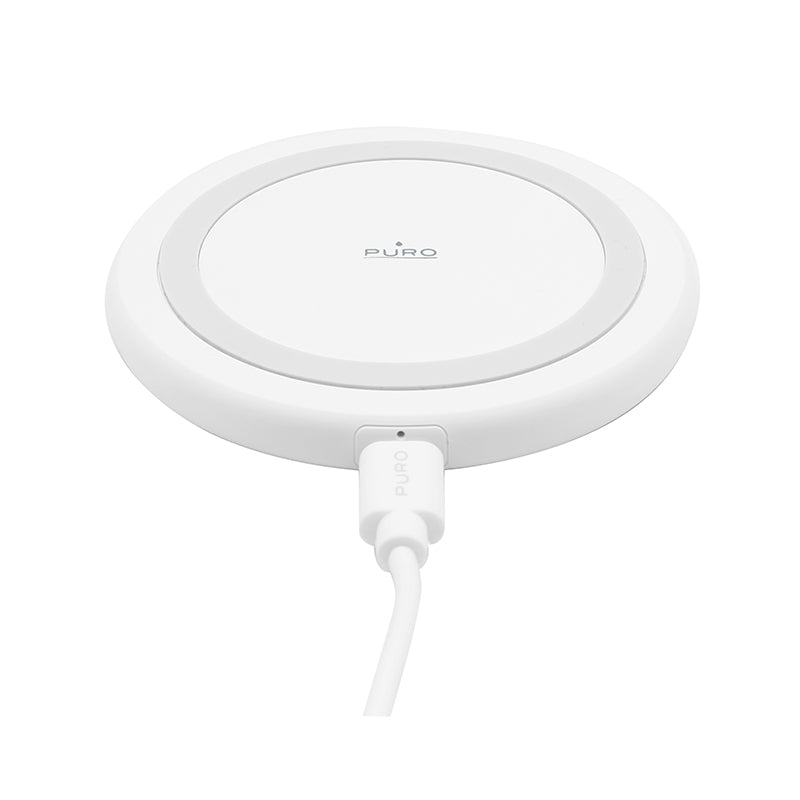 PURO Wireless Charging Station QI - Qi wireless induction charger (white) (2)