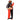 Animated Halloween popcorn clown with popping head, scary sound, carnival music, and glowing eyes
