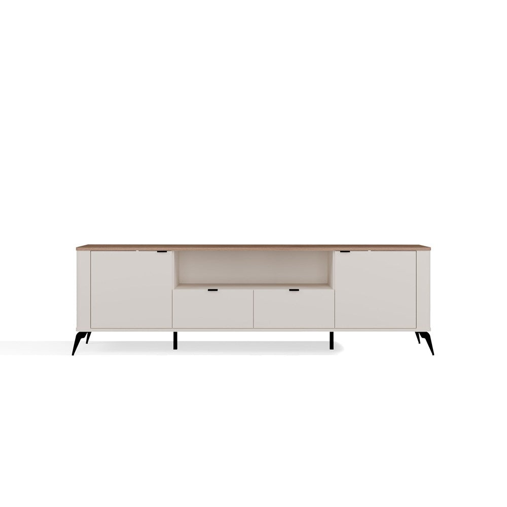 TV-Schrank CORDOBA 2D2S Kaschmir Beige Eiche Castello 2 Schubladen – Produktabbildung 9