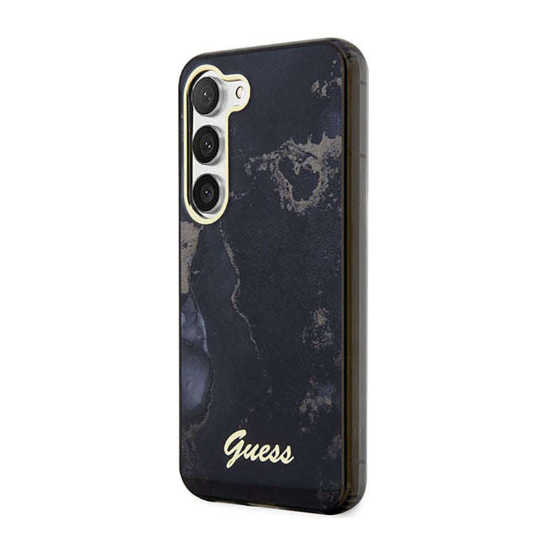 Guess Golden Marble Collection - case for Samsung Galaxy S23 (black) (2)