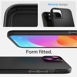 Spigen Thin Fit - case for iPhone 15 (black) (10)