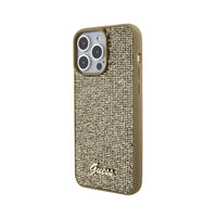 Guess Disco Metal Script - iPhone 15 Pro Max Case (gold) (2)