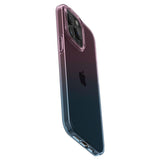 Spigen Liquid Crystal Glitter - case for iPhone 15 Pro (Gradation Pink) (7)