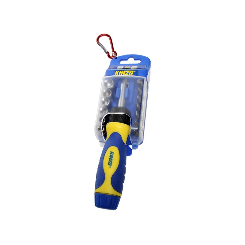 Kinzo - Screwdriver set with 26 bits
