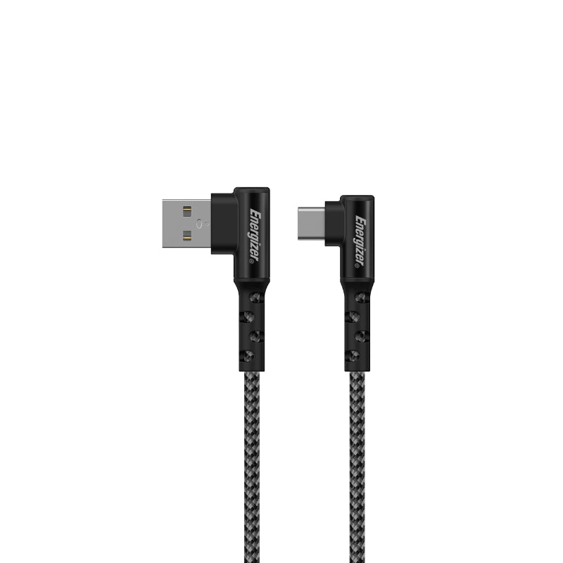 Energizer Ultimate - Gaming USB-A to USB-C 90° Cable 2m (black)