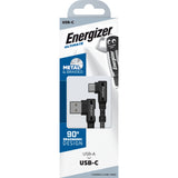Energizer Ultimate - Gaming USB-A to USB-C 90° Cable 2m (black) (2)