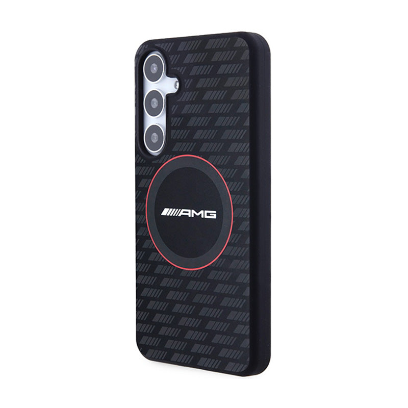 AMG Silicone Carbon Pattern MagSafe - case for Samsung Galaxy S24+ (black) (2)