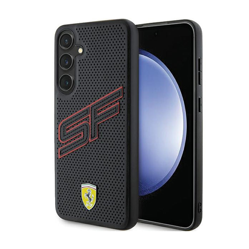 Ferrari Big SF Perforated - case for Samsung Galaxy S24+ (black)