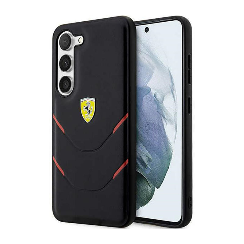 Ferrari Hot Stamp Lines - case for Samsung Galaxy S23 (black)