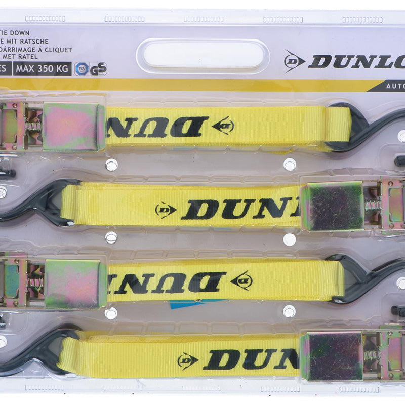 Dunlop - Car tie-down straps with tensioner, 4 pcs. 5 m / 350 kg (2)
