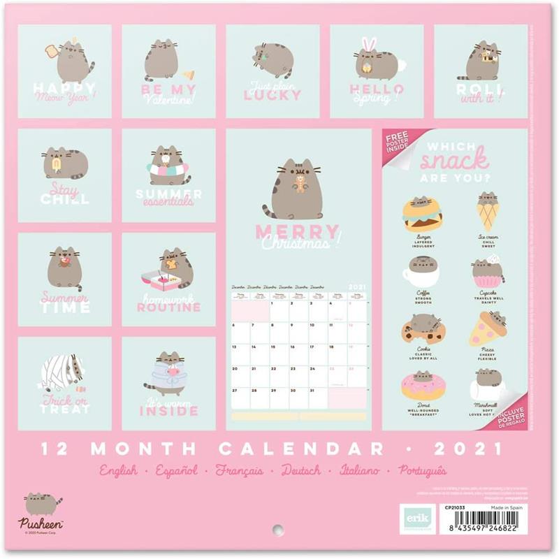 Pusheen - 2021 Foodie Collection Daily Planner (2)