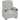 Electric recliner chair with massage & heat, quiet motor and memory function, gray