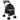 Foldable Dog Stroller Pet Buggy with Cushion, Mesh Windows, Cup Holder, and 360° Swivel Wheels for Small Dogs up