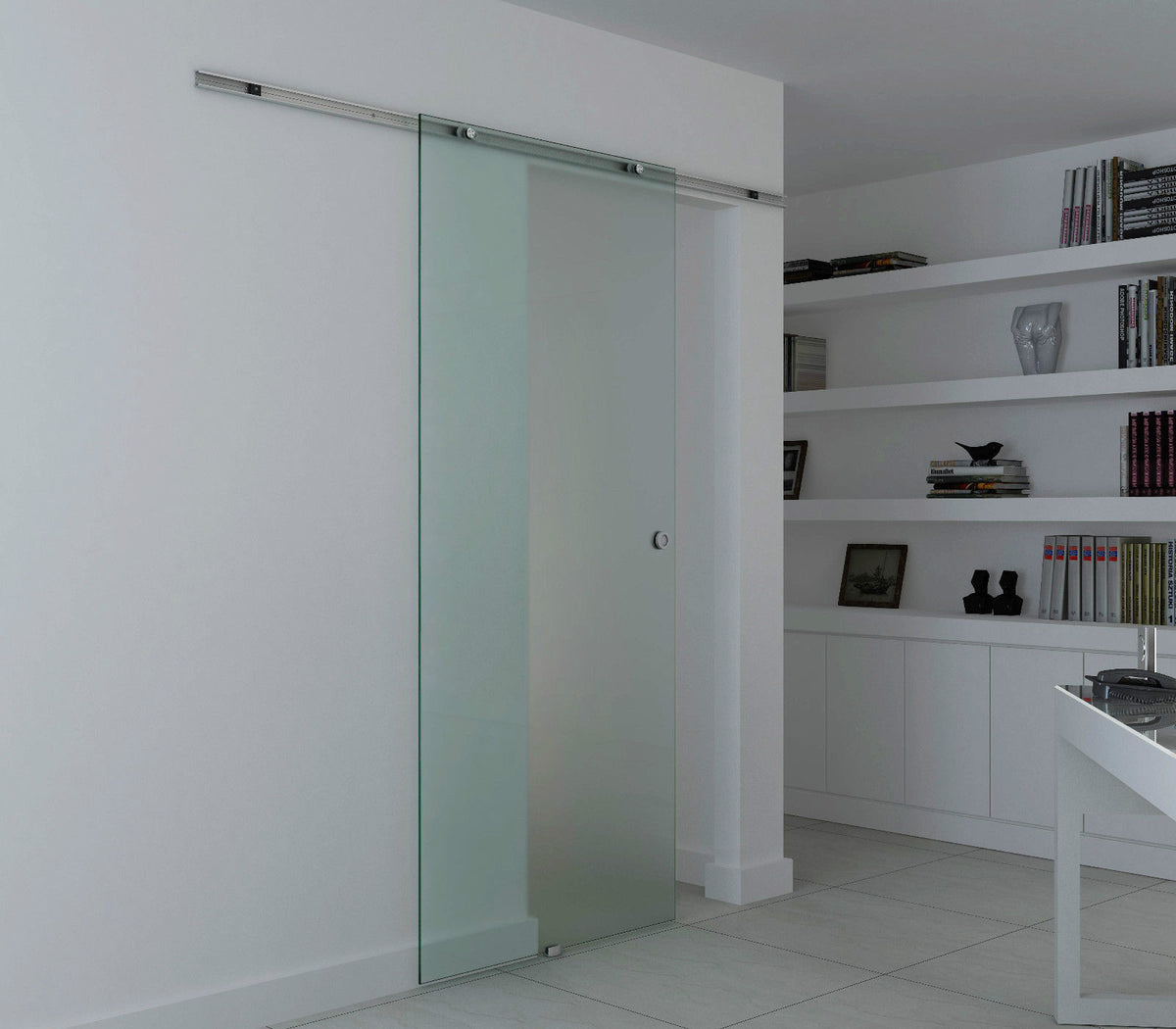 Glass sliding door sliding door glass door room door frosted glass 1025 x 2050 mm (2)